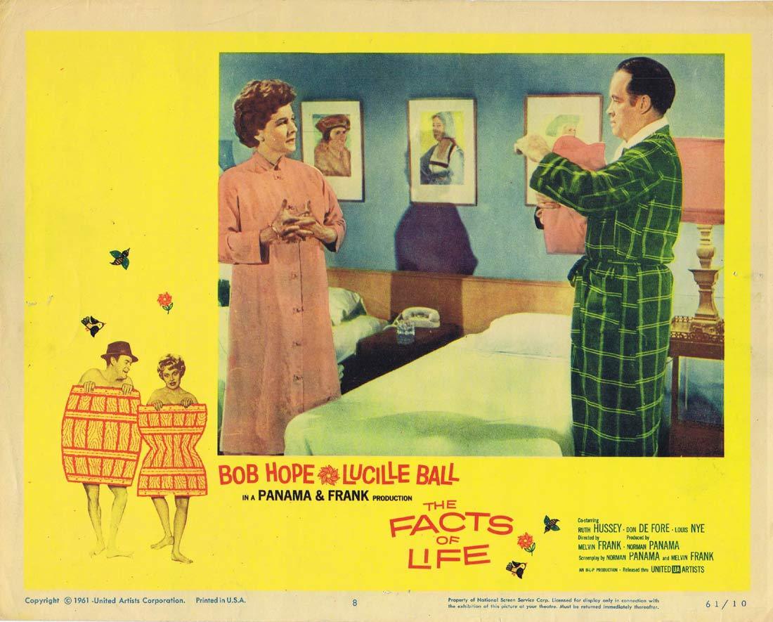 FACTS OF LIFE Original Lobby Card 8 Bob Hope Lucille Ball