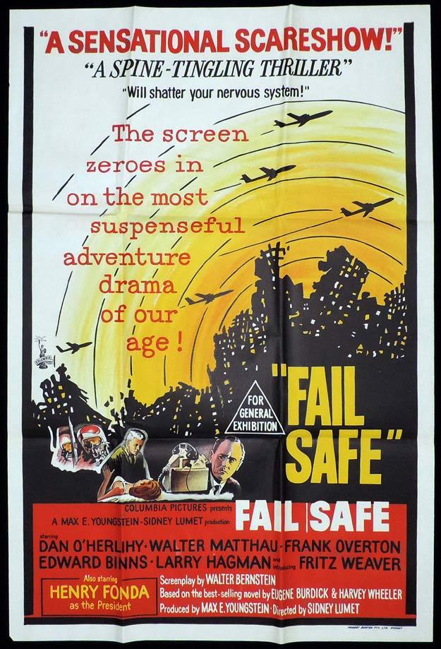 FAIL SAFE One Sheet Movie Poster Henry Fonda