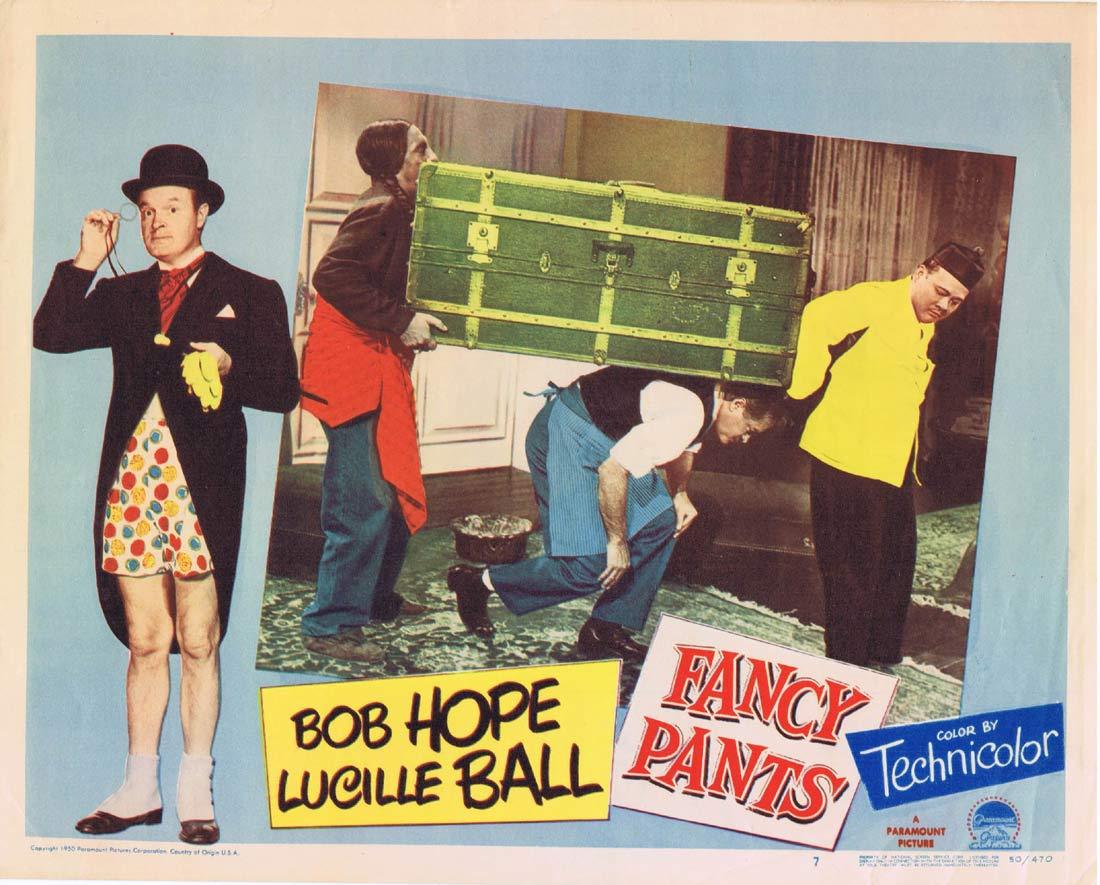FANCY PANTS Original Lobby Card 7 Bob Hope Lucille Ball