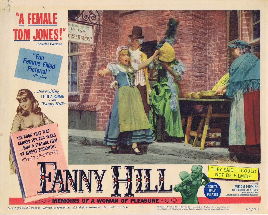 FANNY HILL Original Lobby Card 1 Miriam Hopkins Alexander D’Arcy