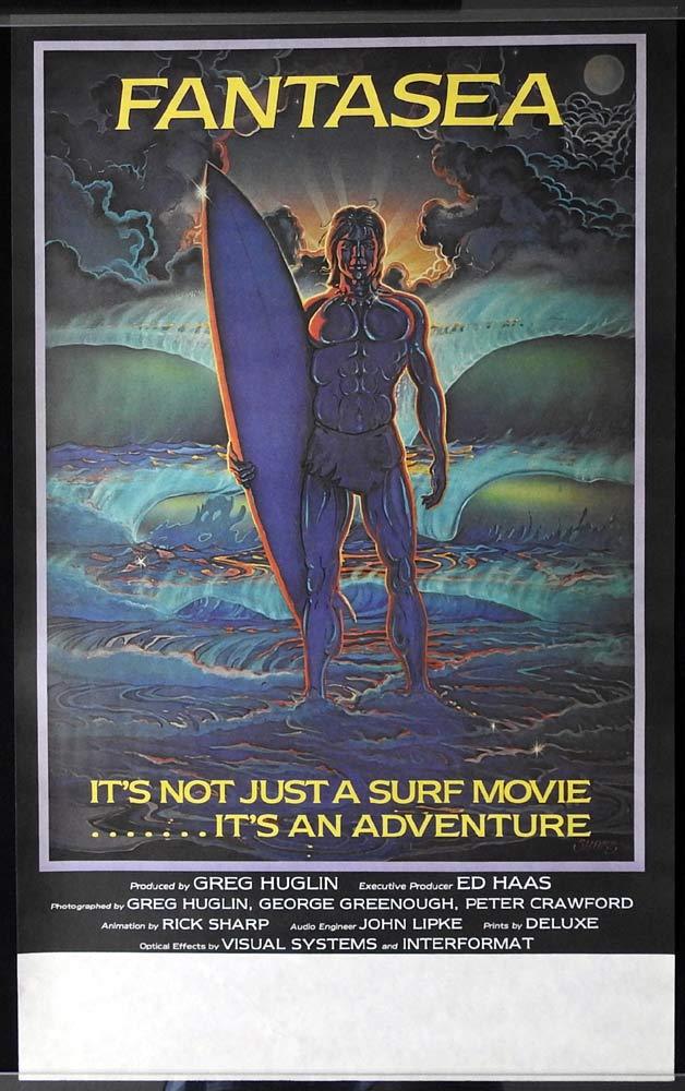 FANTASEA Original Movie Poster SURFING Greg Huglin George Greenough