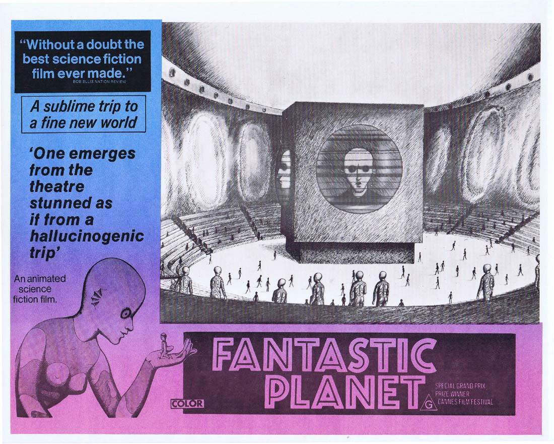 FANTASTIC PLANET Rare Australian Lobby Card 4 Animated Science Fiction