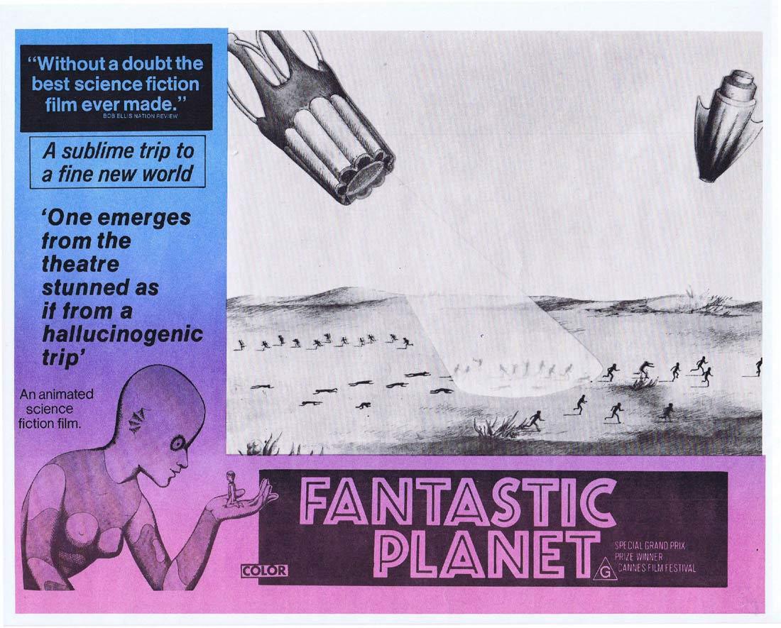 FANTASTIC PLANET Rare Australian Lobby Card 7 Animated Science Fiction
