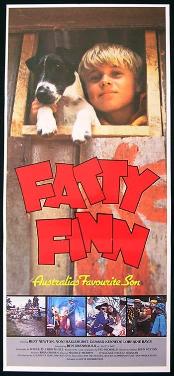 FATTY FINN Original Daybill Movie poster Bert Newton Noni Hazlehurst