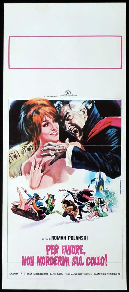 FEARLESS VAMPIRE KILLERS Italian Locandina Movie Poster Roman Polanski. Sharon Tate
