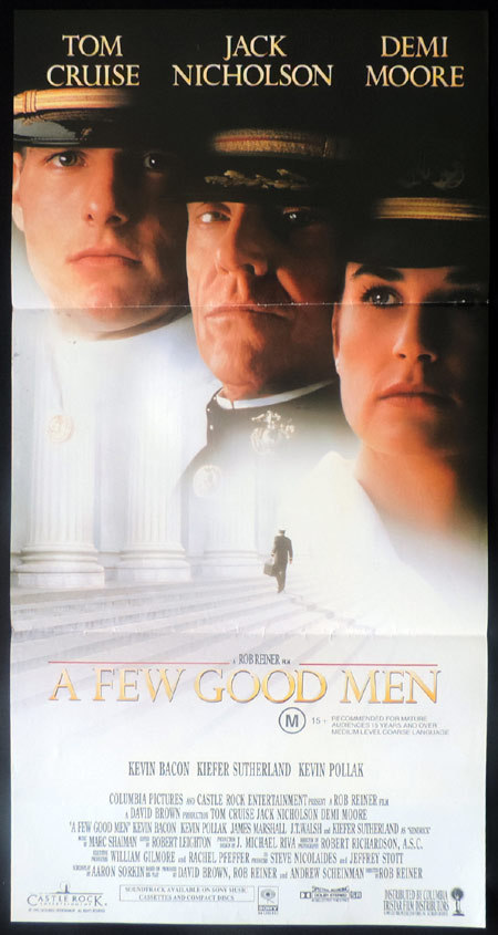 A FEW GOOD MEN Daybill Movie poster Tom Cruise Jack Nicholson