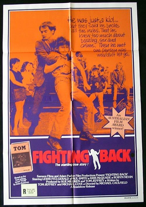 FIGHTING BACK Original One sheet Movie poster Lewis Fitz-Gerald