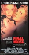 FINAL ANALYSIS Daybill Movie Poster RICAHRD GERE Kim Basinger