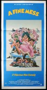 A FINE MESS Original Daybill Movie Poster Howie Mandel Ted Danson