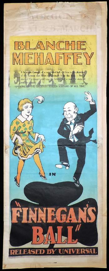 FINNEGAN’S BALL Long daybill Movie Poster 1927 Silent Cinema