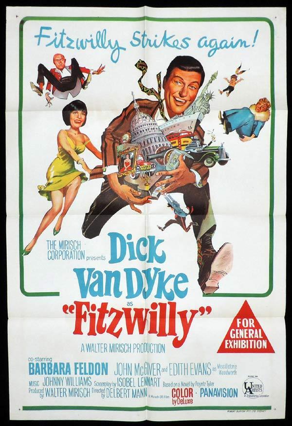 FITZWILLY One Sheet Movie Poster Dick Van Dyke