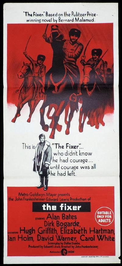 THE FIXER Original Daybill Movie Poster Perfect gift for Christopher Pyne