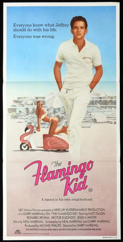 THE FLAMINGO KID Original Daybill Movie poster MATT DILLON Richard Crenna