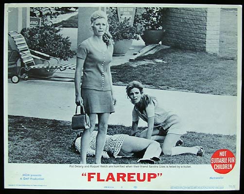 FLAREUP 1970 Raquel Welch Pat Delaney Lobby Card 8