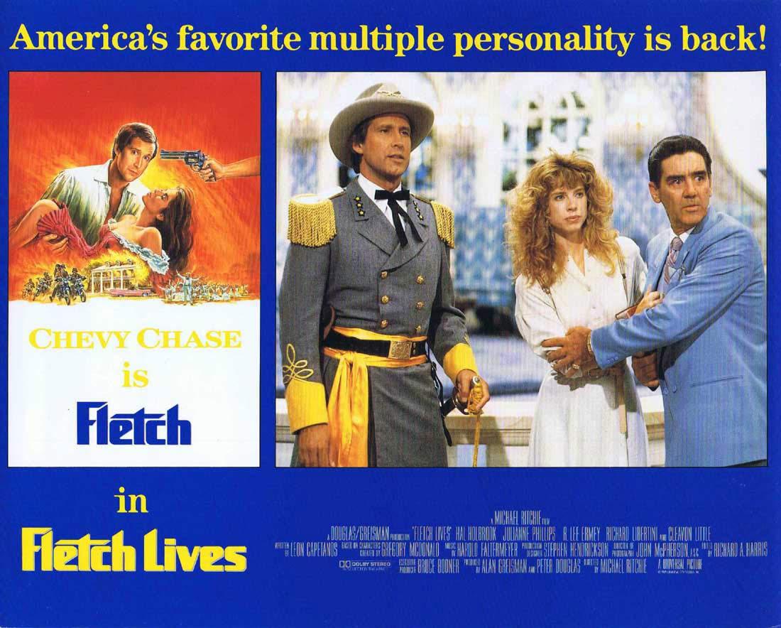 FLETCH LIVES Original English Lobby Card 4 Chevy Chase