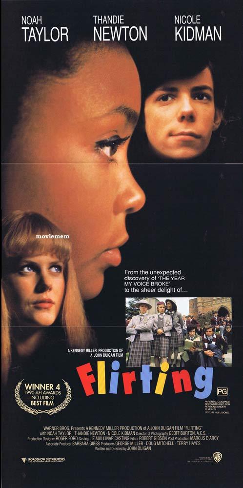 FLIRTING 1991 Nicole Kidman Australian daybill Movie poster