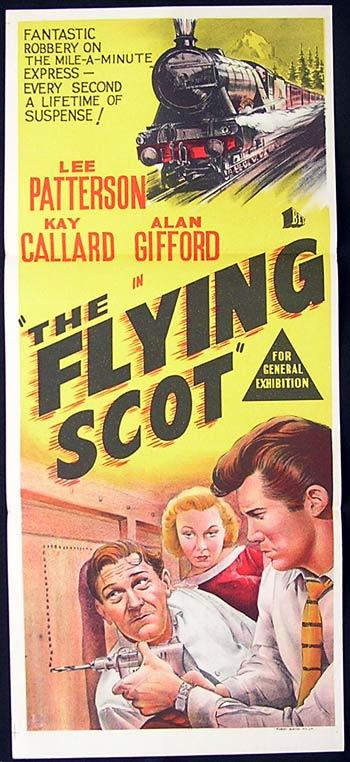 THE FLYING SCOT Daybill Movie poster 1957 Honor Blackman Film Noir