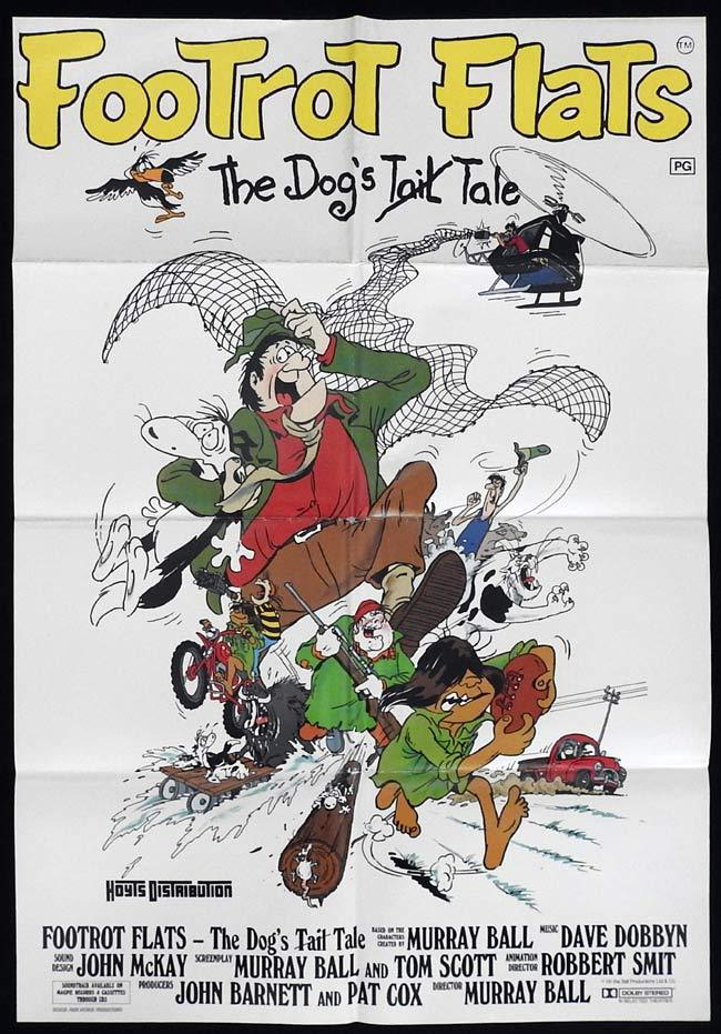 FOOTROT FLATS One sheet Movie poster New Zealand Film