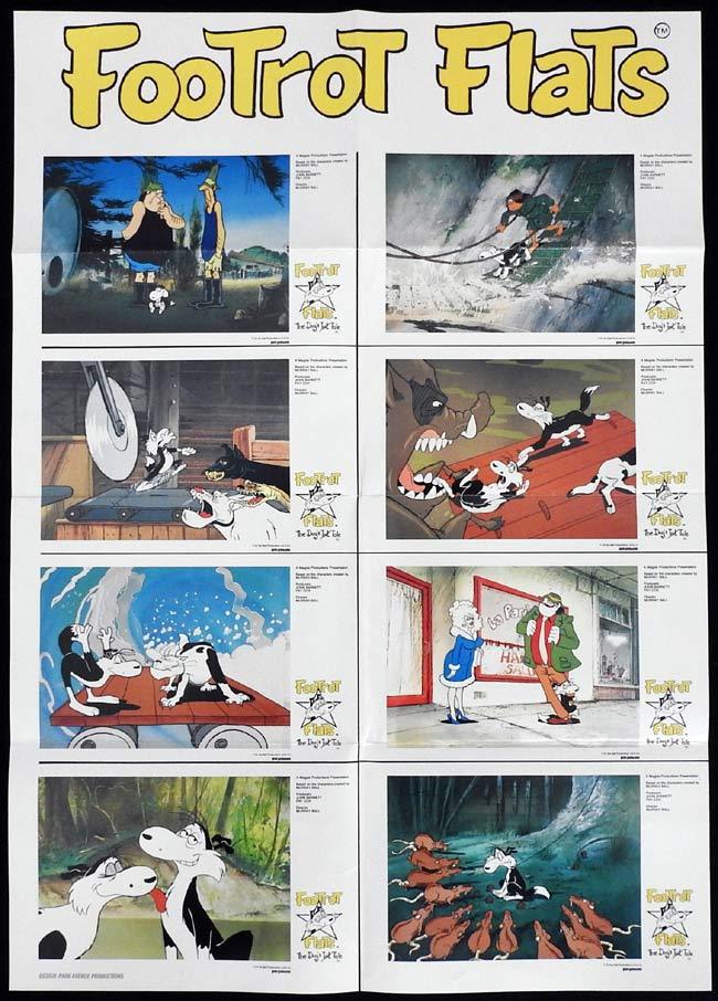 FOOTROT FLATS Photo Sheet Movie poster New Zealand Film