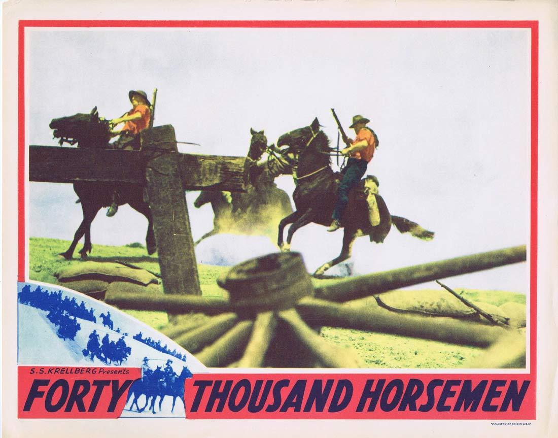 FORTY THOUSAND HORSEMEN Original Lobby Card 2 Charles Chauvel