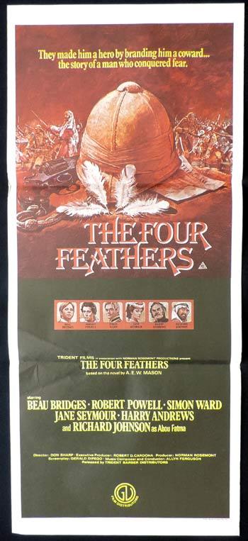 THE FOUR FEATHERS Daybill Movie poster