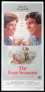 THE FOUR SEASONS Original Daybill Movie Poster Alan Alda