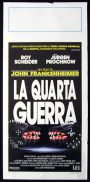 THE FOURTH WAR  Italian Locandina Movie Poster Roy Scheider