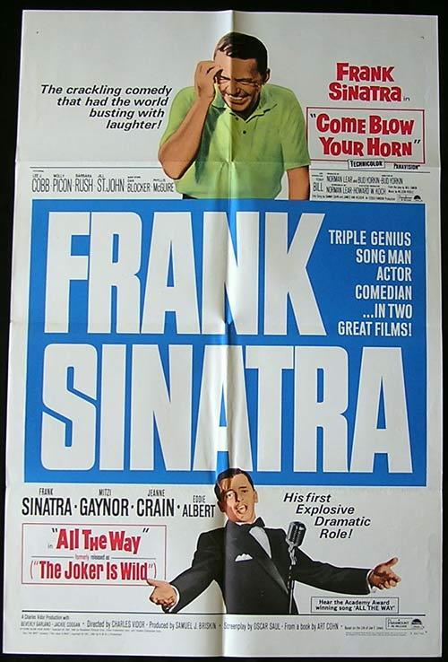 FRANK SINATRA ’66 Come Blow Your Horn/Joker is Wild US 1 sheet poster