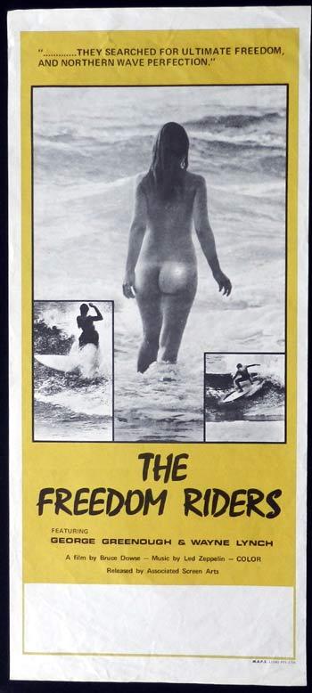 FREEDOM RIDERS Original Daybill Movie poster SURFING ART