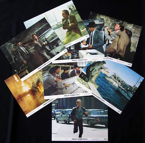 THE FRENCH CONNECTION II Lobby Card Set 1975 Gene Hackman