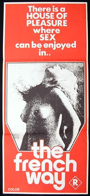THE FRENCH WAY ’74-Rare SEXPLOITATION-poster