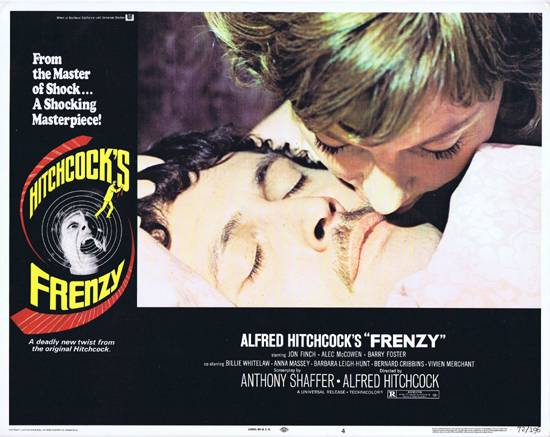 FRENZY Lobby Card 4 Alfred Hitchcock Jon Finch 1972
