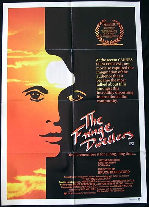 FRINGE DWELLERS, The ’86 Bruce Beresford ABORIGINAL 1sheet poster