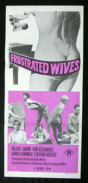 FRUSTRATED WIVES ’73 aka SEX FARM-Tristan Rogers Sexploitation poster