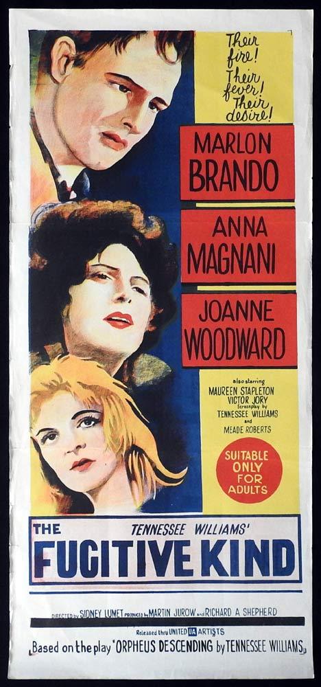THE FUGITIVE KIND Original Daybill Movie Poster Marlon Brando