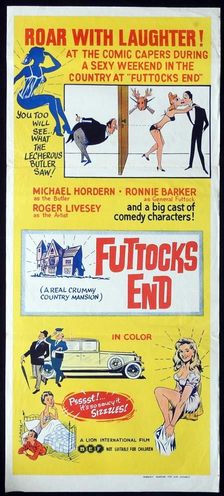 FUTTOCKS END Original Daybill Movie Poster Ronnie Barker Michael Hordern