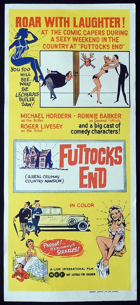 FUTTOCKS END Original Daybill Movie poster Michael Hordern Ronnie Barker Roger Livesey