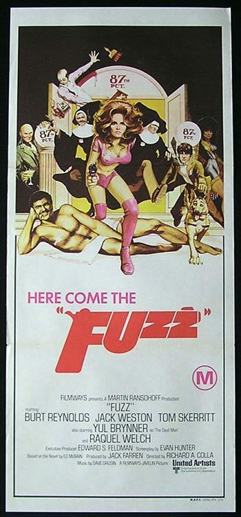 FUZZ Original Daybill Movie Poster RAQUEL WELCH Burt Reynolds