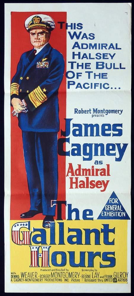 THE GALLANT HOURS Original Daybill Movie poster James Cagney