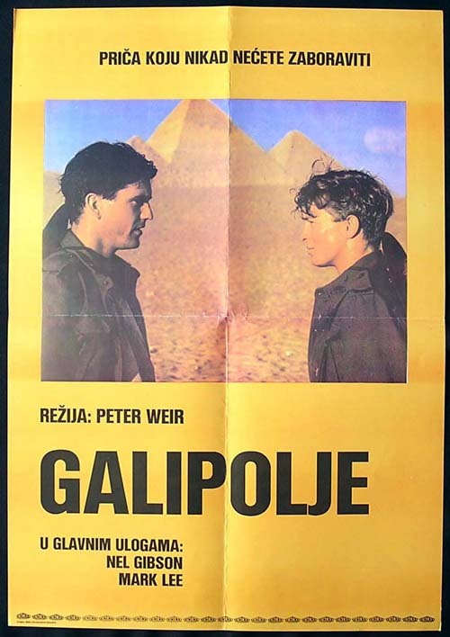 GALLIPOLI 1981 Mel Gibson RARE Movie Poster