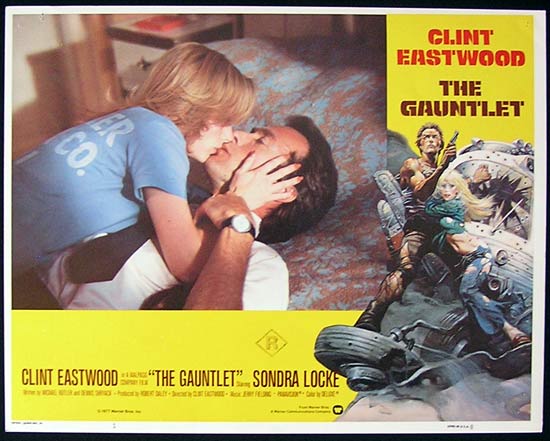 THE GAUNTLET 1977 Clint Eastwood Lobby card 1