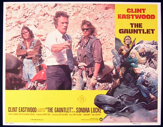 THE GAUNTLET 1977 Clint Eastwood Lobby card 3
