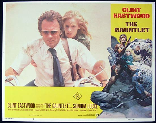 THE GAUNTLET 1977 Clint Eastwood Lobby card 4