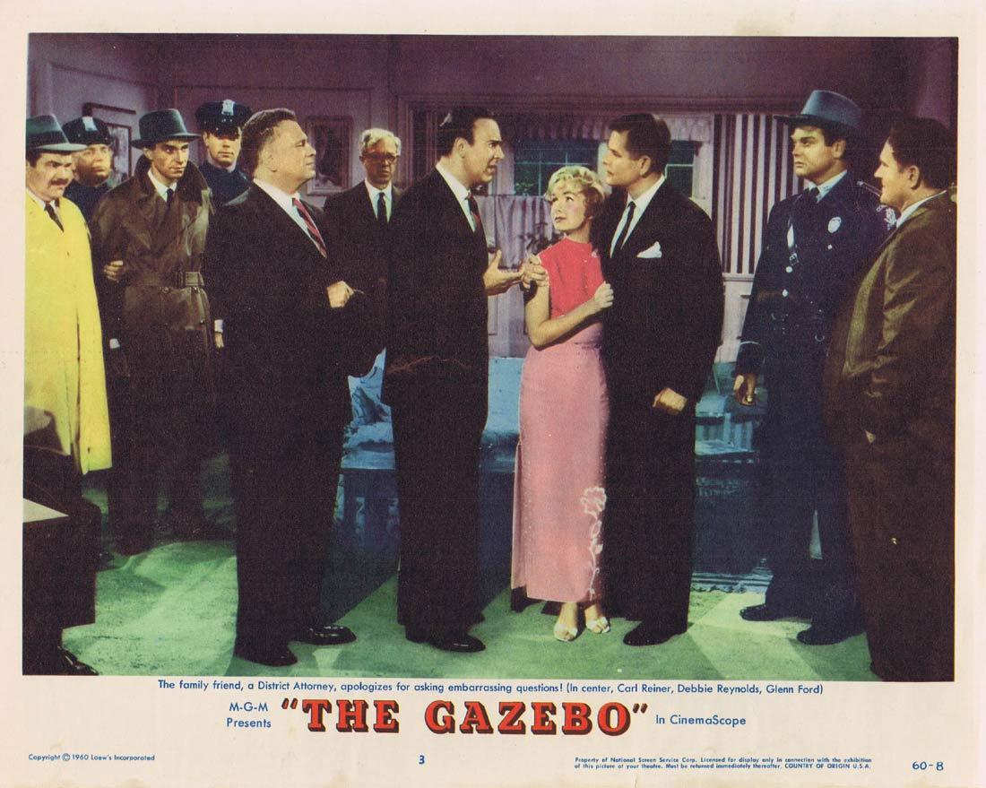 THE GAZEBO Lobby Card 3 Glenn Ford Debbie Reynolds Carl Reiner