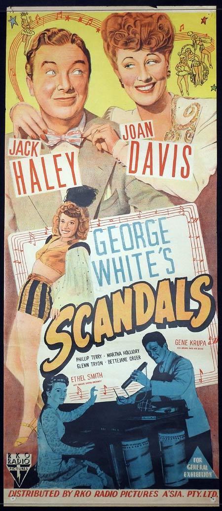 GEORGE WHITES SCANDALS Original Daybill Movie Poster Laurence Olivier Margaret Rutherford 1943