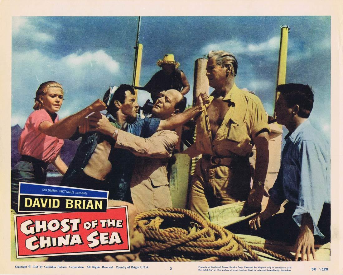 GHOST OF THE CHINA SEA Lobby Card 5 David Brian Lynette Bernay Norman Wright