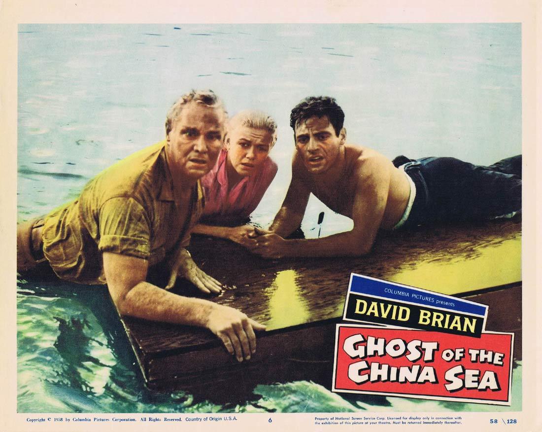 GHOST OF THE CHINA SEA Lobby Card 6 David Brian Lynette Bernay Norman Wright