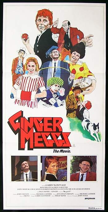 GINGER MEGGS Original daybill Movie poster Bancks Gary McDonald