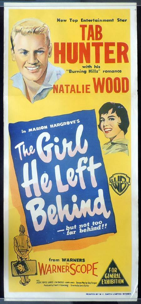 THE GIRL HE LEFT BEHIND Daybill Movie Poster Natalie Wood