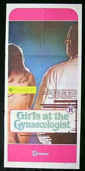 GIRLS AT THE GYNAECOLOGIST ’71-Dahlberg RARE daybill